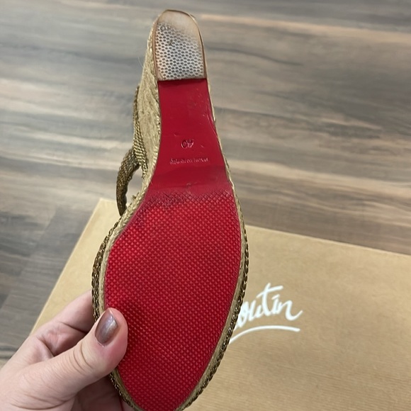 Christian Louboutin Cadena Chain Espadrilles - Picture 4 of 12